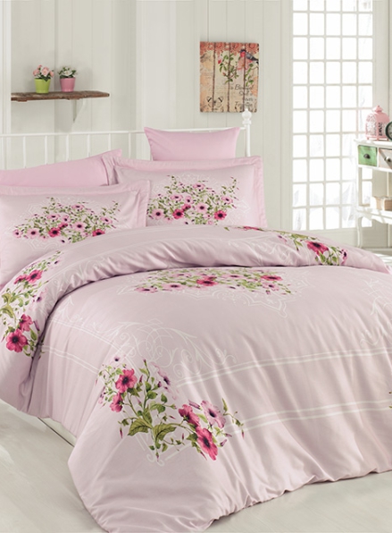 Maison Dor Breta pink постельное белье 200x220см сатин