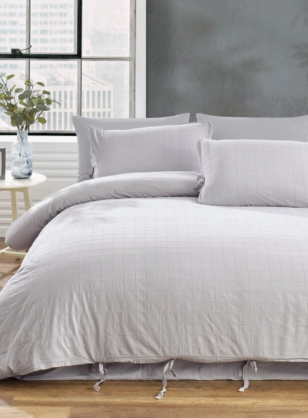Премиальный комплект постельного белья PASIONI Rocco Gri