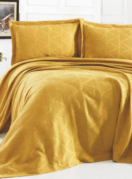 Покривало піке Sekerbibi Decolinda gold Туреччина 220x230