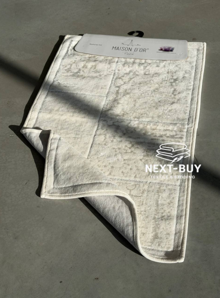 Килимок бавовняний Maison D’or Gardiner Ecru 80×150 см | кремовий | Туреччина