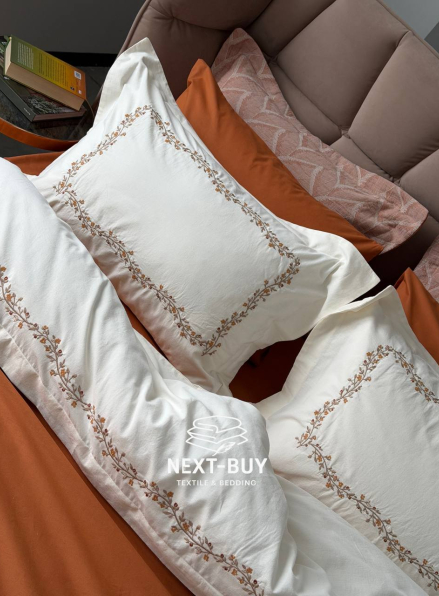 Постельное белье с покрывалом из вареного хлопка Dafne Kiremit  Турция