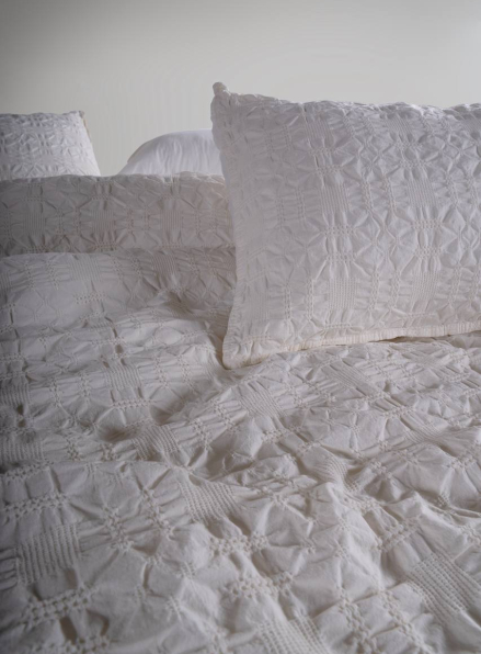 Эксклюзивное Семейное постельное белье Limasso Kristal Snow white 160х220(2шт) из вареного хлопка