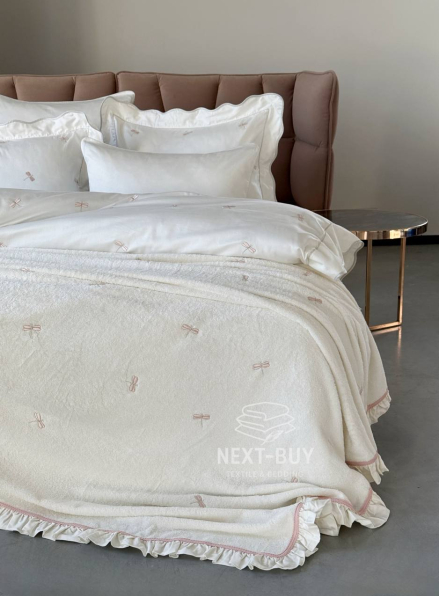 Maison D`or Les Azzures ecru-rose Bed Cover махрове покривало 220х240