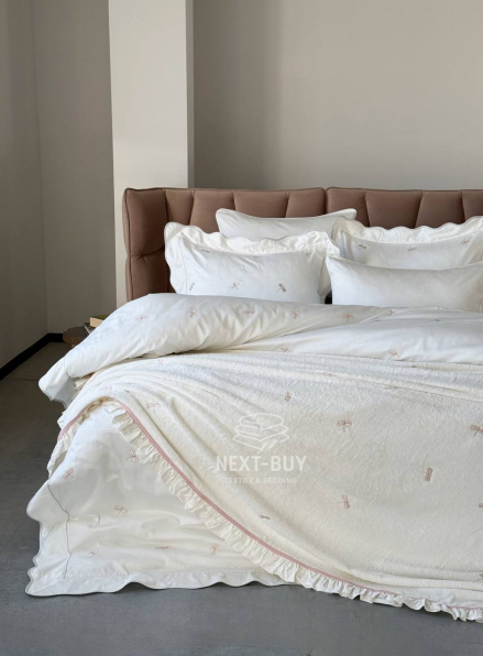 Maison D`or Les Azzures ecru-rose Bed Cover махрове покривало 220х240