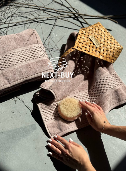 Набір бавовняних рушників Cestepe Soft touch rose 2шт