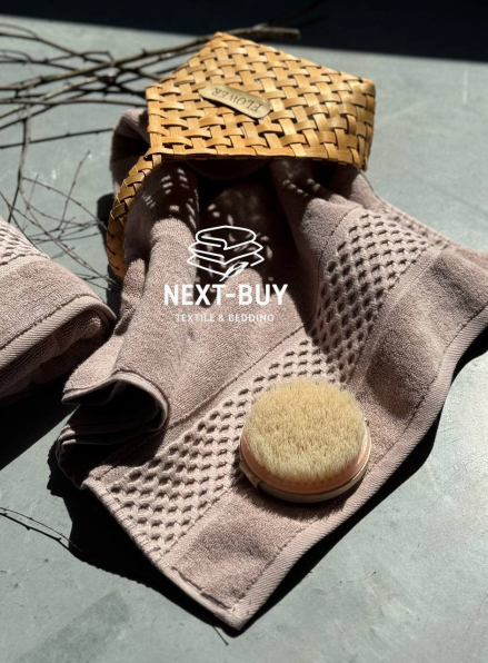 Набір бавовняних рушників Cestepe Soft touch rose 2шт