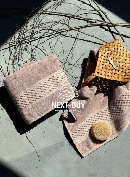 Набір бавовняних рушників Cestepe Soft touch rose 2шт