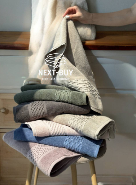 Набір бавовняних рушників Cestepe Soft touch blue 2шт