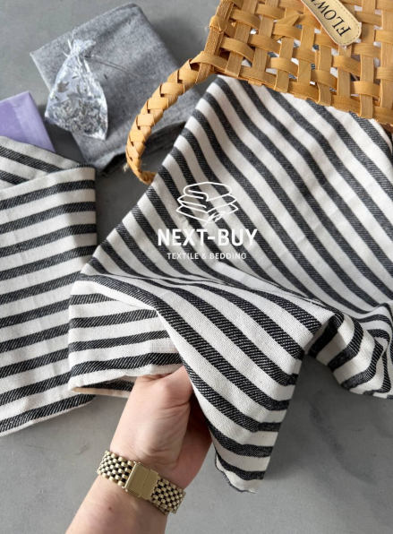 Подарунковий набір кухонних рушників Mercan Rose Black&White з ароматом лаванди 40х60 (Туреччина)