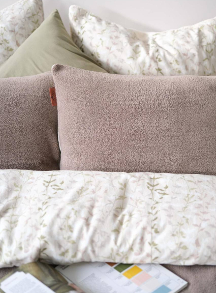 Зимовий комплект постільної білизни двосторонній Sherwood Stone полуторний Туреччина