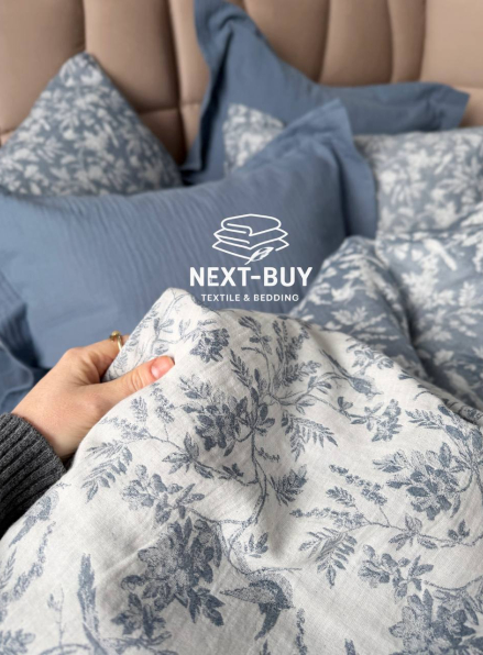 Постільна білизна з жакардового мусліну Saheser REBEL Туреччина, 100% бавовна