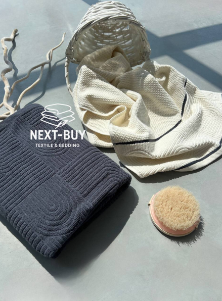 Набір бавовняних рушників Istanbul Babil Antrasit 2шт