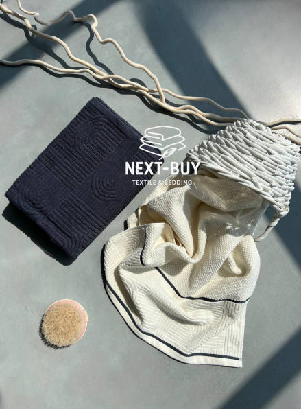 Набір бавовняних рушників Istanbul Babil Antrasit 2шт