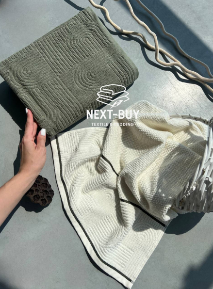 Набір бавовняних рушників Istanbul Babil Haki 2шт