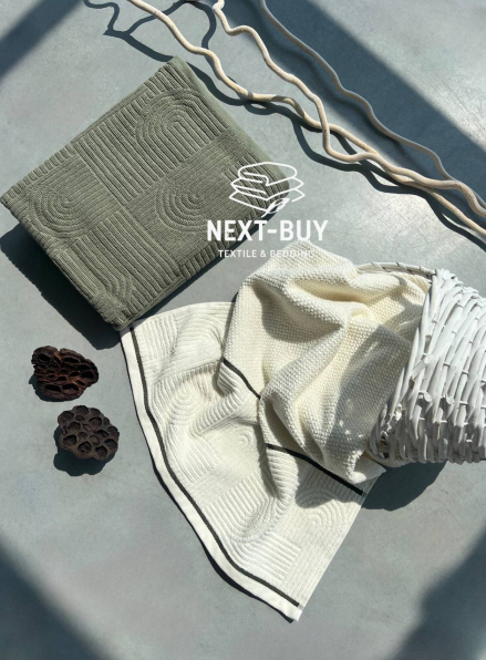 Набір бавовняних рушників Istanbul Babil Haki 2шт