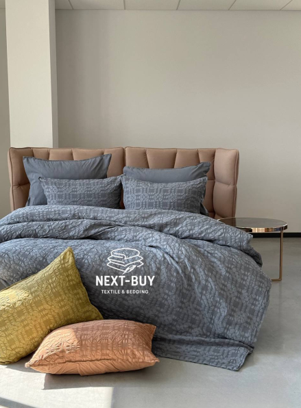 Эксклюзивное постельное белье Limasso Kristal Castlerock 200x220 из вареного хлопка