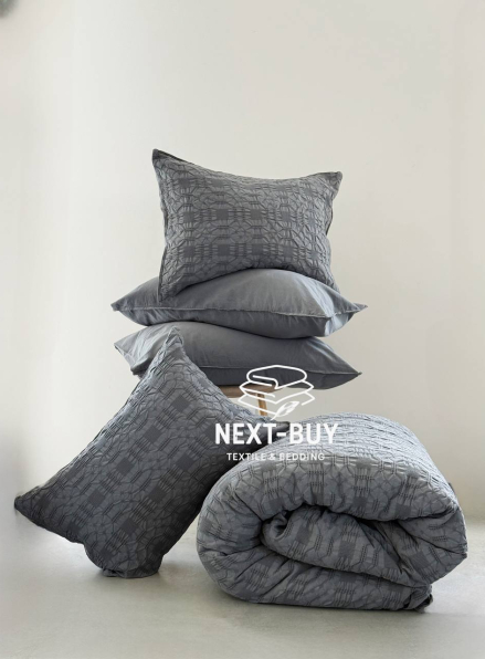 Эксклюзивное постельное белье Limasso Kristal Castlerock 200x220 из вареного хлопка