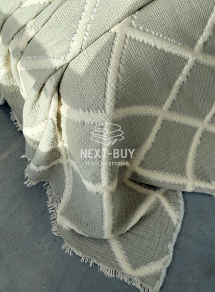 Муслиновое покрывало Sage bloom Olive евро Турция