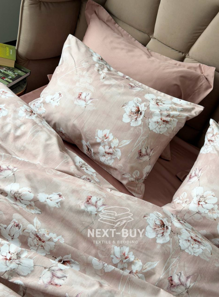 Постільна білизна сатин 300 TC Saheser MODEL ROMANTICA Євро | Туреччина