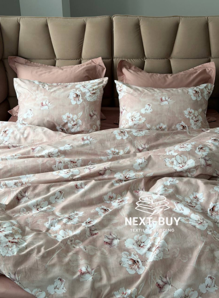 Постільна білизна сатин 300 TC Saheser MODEL ROMANTICA Євро | Туреччина