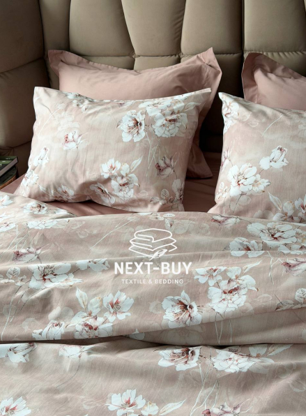 Постільна білизна сатин 300 TC Saheser MODEL ROMANTICA Євро | Туреччина