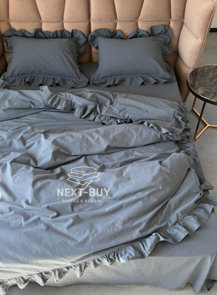 Ексклюзивна постільна білизна Limasso Exclusive  Castle rock 200x220 з вареної бавовни