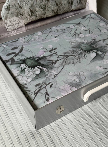 Постільна білизна Maison D'or NAPOLI Double Green євро 200х220 тенсел