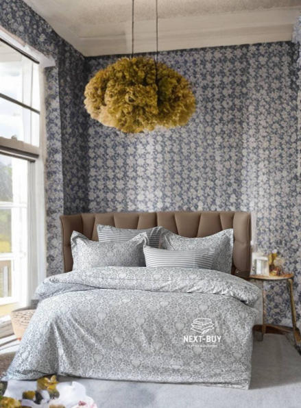 Постільна білизна Maison D'or Pearl Grey 200x220см бамбук жаккард