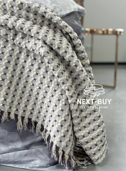 Постільна білизна Maison D'or Ambre Silver євро 200х220 тенсел