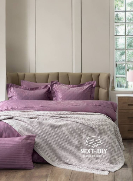 Постільна білизна Maison D'or Ruby Lilac 200x220см бамбук жаккард