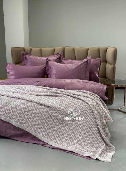 Легкий плед-піке Maison D'or Paris Missoma lilac 220х240