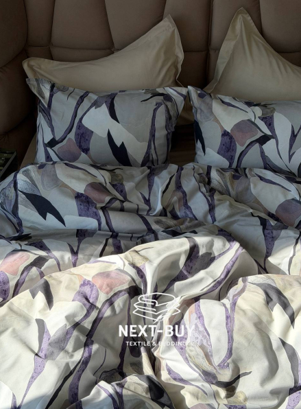 Постільна білизна Saheser Prestige 300 TC Digital преміум сатин 100% бавовна, Туреччина (200×220)