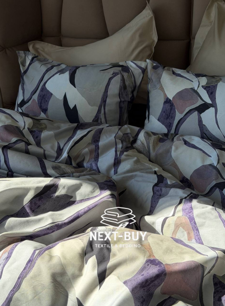 Постільна білизна Saheser Prestige 300 TC Digital преміум сатин 100% бавовна, Туреччина (200×220)