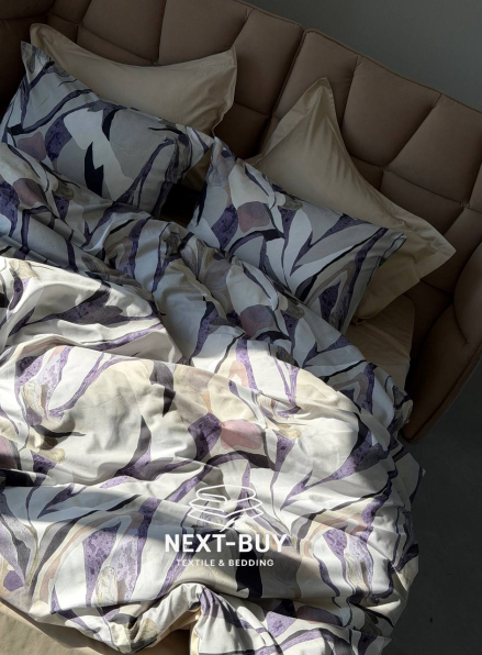 Постільна білизна Saheser Prestige 300 TC Digital преміум сатин 100% бавовна, Туреччина (200×220)