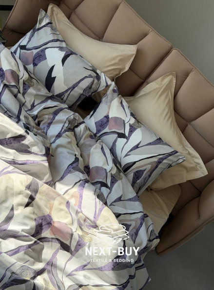 Постільна білизна Saheser Prestige 300 TC Digital преміум сатин 100% бавовна, Туреччина (200×220)