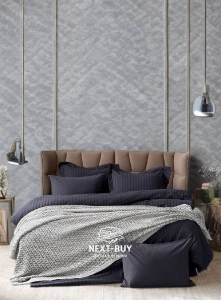 Maison Dor New Camile antracite постільна білизна 200x220см