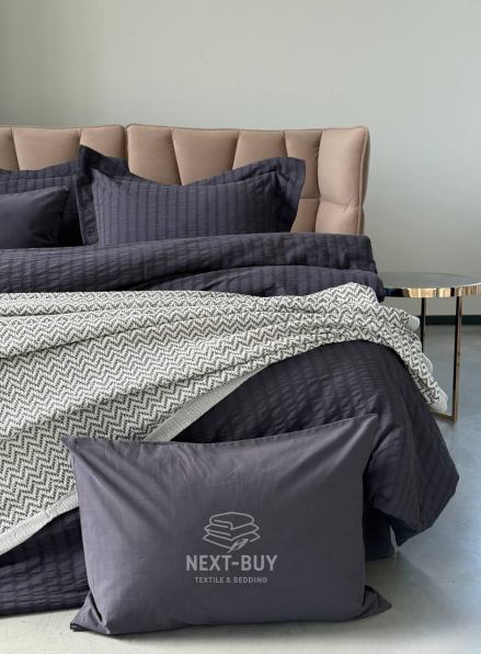 Maison Dor New Camile antracite постільна білизна 160x220см