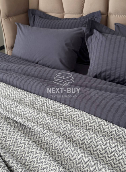 Maison Dor New Camile antracite постільна білизна 160x220см