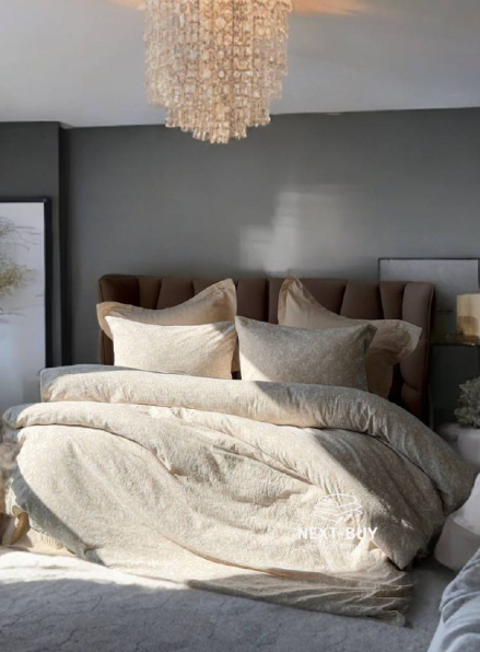 Постільна білизна муслин з жакардовим плетінням Saheser MODEL REBEL Aline Євро | Туреччина