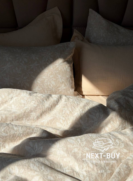 Постільна білизна муслин з жакардовим плетінням Saheser MODEL REBEL Aline Євро | Туреччина