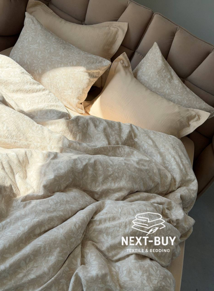 Постільна білизна муслин з жакардовим плетінням Saheser MODEL REBEL Aline Євро | Туреччина