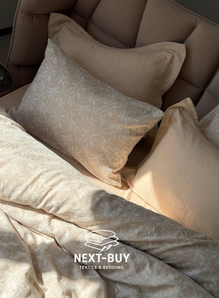 Постільна білизна муслин з жакардовим плетінням Saheser MODEL REBEL Aline Євро | Туреччина