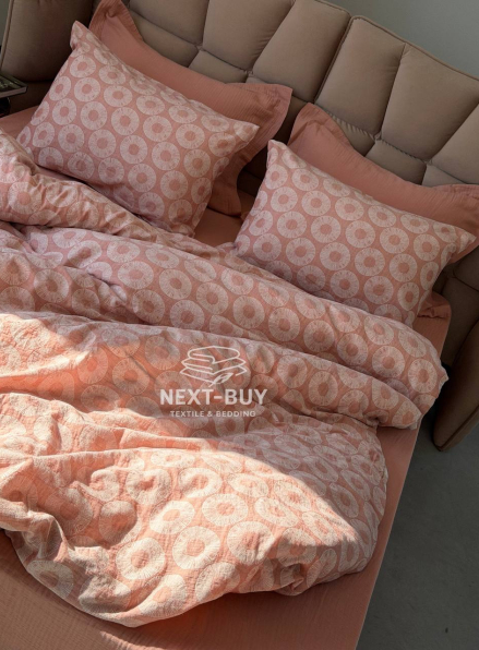 Постільна білизна муслин з жакардовим плетінням Saheser MODEL REBEL Oswin Євро | Туреччина