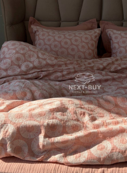 Постільна білизна муслин з жакардовим плетінням Saheser MODEL REBEL Oswin Євро | Туреччина