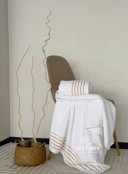 Набір махрових рушників 2шт Orange Line 50*90 см, 70*140 см Туреччина