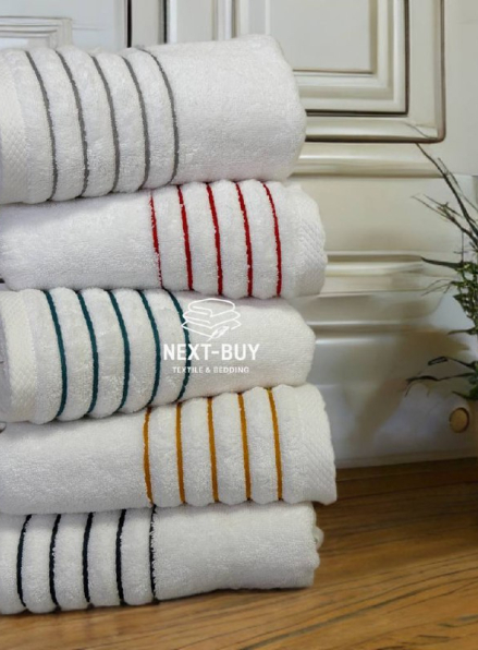 Набір кухонних махрових рушників Line 30×50 см, 5шт Туреччина