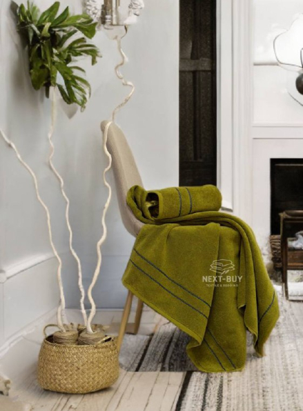 Набір махрових рушників Line Olive 2 шт: 50×90, 70×140, Туреччина