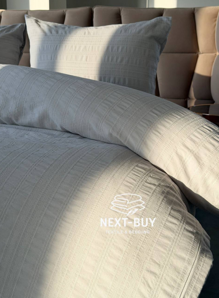 Постільна білизна Saheser Salve Gri  євро 200х220 jacquard