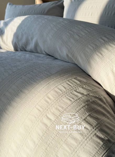 Постільна білизна Saheser Salve Gri  євро 200х220 jacquard