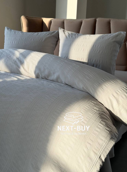 Постільна білизна Saheser Salve Gri  євро 200х220 jacquard